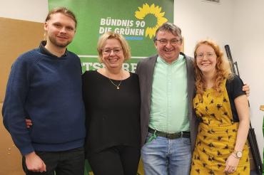 V.l. Adrian Lund, Bärbel Stahl, Albert Riedelsheimer, Jule Eibl.