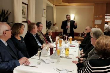Der CSU Ortsverband Harburg beim traditionellen Neujahrsempfang.