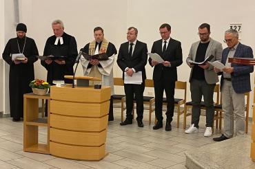 Bild vom letztjährigen Gottesdienst in der neuapostolischen Kirche.