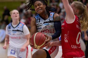 Hier sieht man Brandi Beasley von den Eigner Angels.