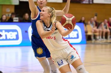 Lisa Bertholdt, Kapitänin der Angels, führte ihr Team in das Finalturnier des Pokalwettbewerbs und möchte nun gegen Saarlouis und dann Berlin oder Hannover den ersten Titel der Vereinsgeschichte gewinnen.  