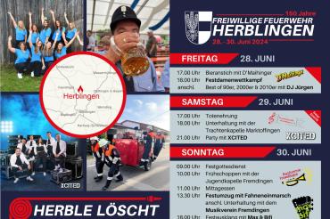 Hier sieht man den Flyer der FFW Herblingen.