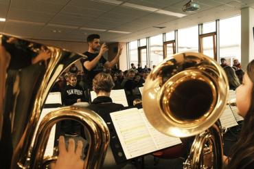 Bläserklasse der Realschule in Rain