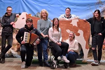 von links: Volker Falch, Martin Falch, Monika Funk, Lorena Eberhart, Marcus Riedel, Sonja Haber, Sarah Schulz es fehlt: Katrin Kühne  