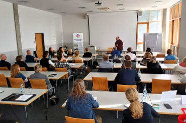 Zahlreiche Teilnehmer waren beim Gründerworkshop „Erfolgreich in die Selbstständigkeit starten“ im Technologie Centrum Westbayern zu Gast, um sich über alle wichtigen Faktoren in einen erfolgreichen Start in die Selbstständigkeit zu informieren.
