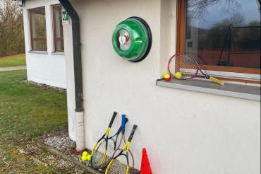 Defibrillator am Tennisclub Wemding