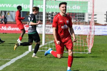 Der Jubel nach dem 2:0- Hasenbichler ganz rechts