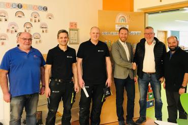 Edwin Beck, Karlheinz Mayer, Claus Müller, Thomas Heydecker, Wolfgang Oswald und Tobias Beck.