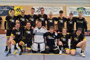 Floorball-Mannschaft SG Nordheim/Augsburg.