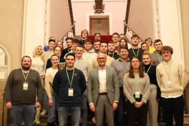Besuch der Hans-Leipelt-Schule im Maximilianeum und bei Herr Dr. Mehring.