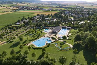 Das Freibad Nördlingen (Luftbild)