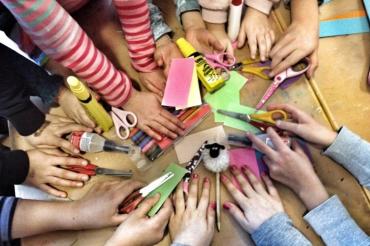 basteln in der Stadtbibliothek