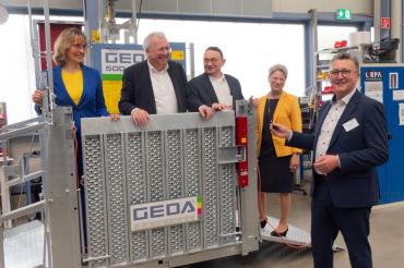 In der Firma Geda fand eine Informationsveranstaltung zur anstehenden Europawahl statt.