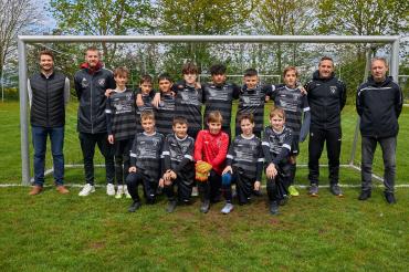 Hier sieht man die D1-Junioren der JFG Harburg.