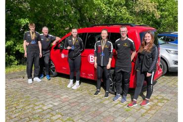 Hier sieht man die Monheimer Karatekas.