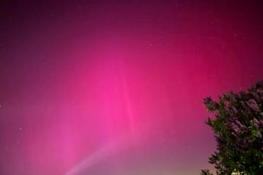 Das Polarlicht über Monheim