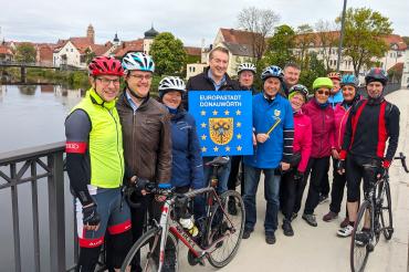 Staffelstart Via Claudia Augusta Donauwörth 