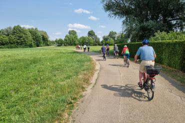 Das Bild zeigt Fahrradfahrer