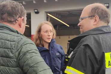 Eva Lettenbauer bedankt sich bei allen Helfern