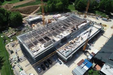 Baustelle Hallenbad Nördlingen
