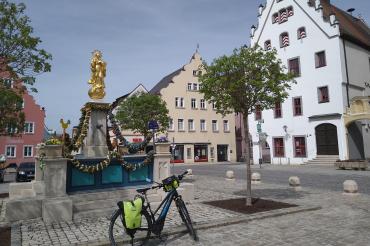 Die Fuchsienstadt Wemding ist zu jeder Jahreszeit einen Besuch wert.