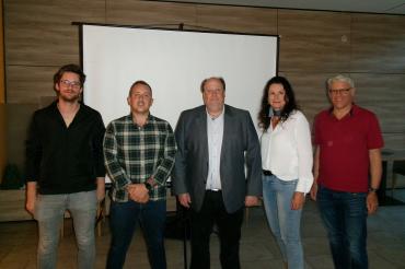 Hier sieht man den neu gewählten Vorstand der SPD Nördlingen.