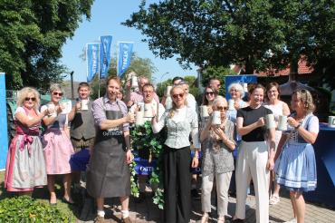 Hier sieht man die Festbierverkostung zur Jakobi Kirchweih.