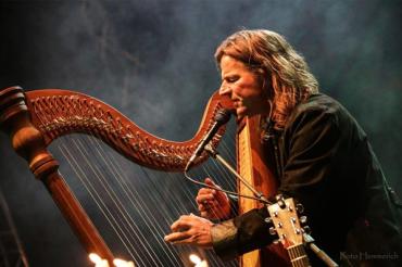 Songpoet und Harfenist Andy Lang