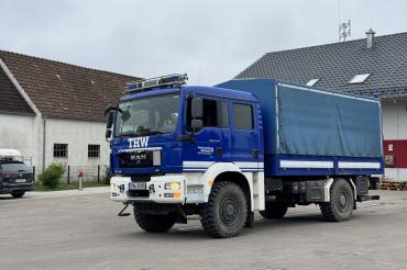 Hier sieht man das THW in Auchsesheim.