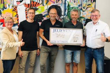 Unser Bild zeigt von links: Michaela Wurm-Schaffer, Wolfgang Knoll, Christian Heinz, Thomas Schürer und Wolfgang Oswald