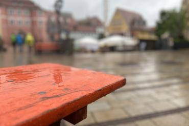 Inselfest im Regen.