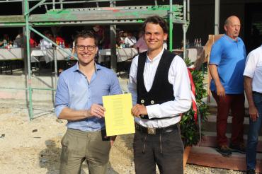 Richtfest Hallenbad Nördlingen 