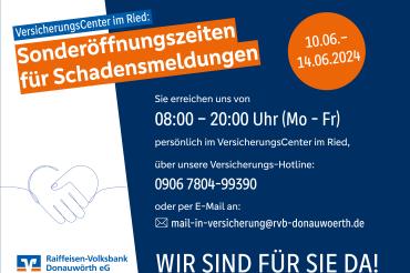 Sonderöffnungszeiten