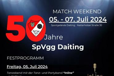 Flyer 50 Jahre Sportverein Daiting
