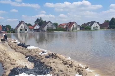 Hochwasser 2024 Auchsesheim Dienstag