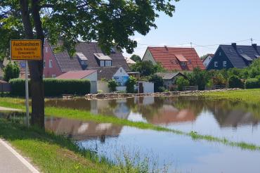 Hochwasser 2024 Auchsesheim Dienstag