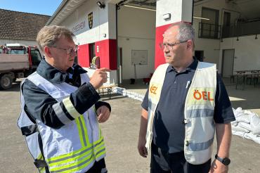 Hochwasser 2024 Auchsesheim Krisensitzung 