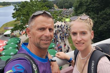 Auf dem Foto links Sascha Kosiurak und Lea Büsch 