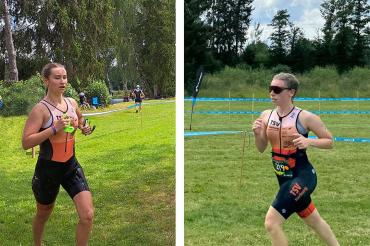 Das Foto zeigt Julia Weiland und Elisabeth Haupt (v.l)