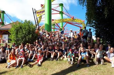 Bereits vor zwei Jahren startete das Sommerferienprogramm mit einer Fahrt in den Schwabenpark.