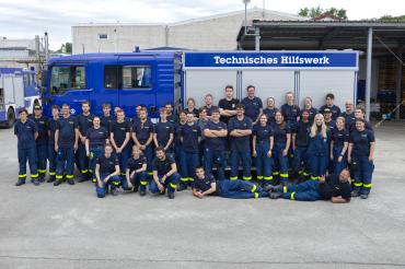 Letzten Samstag haben insgesamt 43 Helferanwärterinnen und Anwärter des Technischen Hilfswerks (THW) ihre Grundausbildung abgeschlossen. 