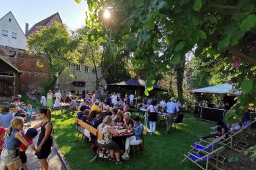 Sommergarten in der Promenade 