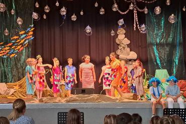 Regenbogenfisch Auftritt