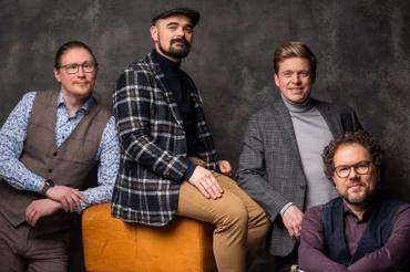 Hier sieht man die Band Viva Voce.