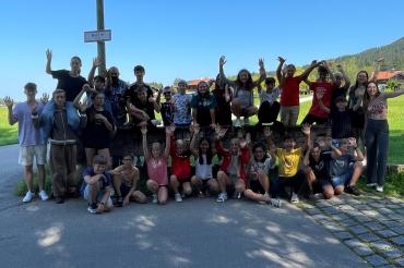 25 Jugendliche im Alter von 10 bis 15 Jahren verbrachten eine sportliche Woche im BLSV-Sportcamp Inzell. 