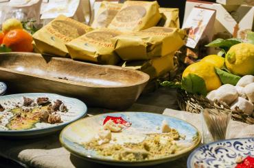 hier sieht man Zutaten für die Mittelmeerküche.