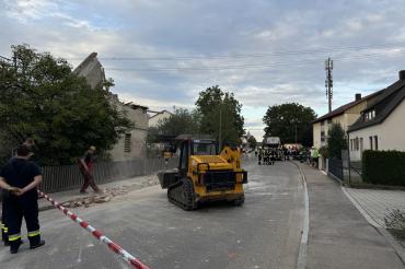 Das Bild zeigt den Einsatzort.