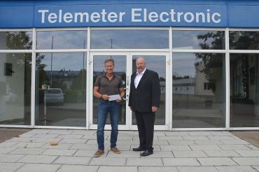 Obermann Spendenübergabe Telemeter 