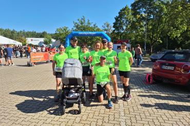 Bild vor dem Start des Brauereienlaufs