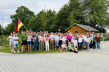 Beteiligte bei Spendenlauf für Hochwasser-Betroffene